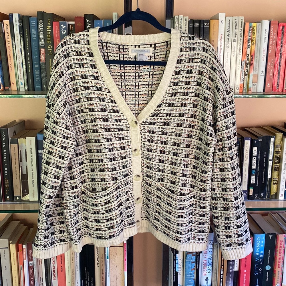 Carbon2Cobalt Quadrant Cardigan Size M